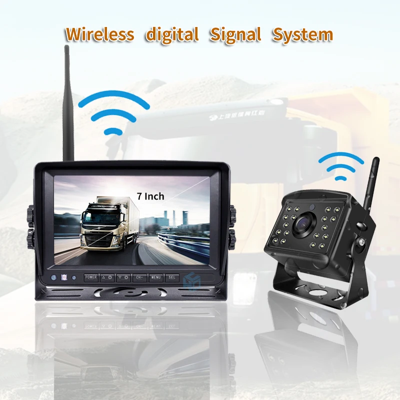 2.4ghz Car Vehicle Cctv Monitoring 720p Hd Video Back Up Rear View