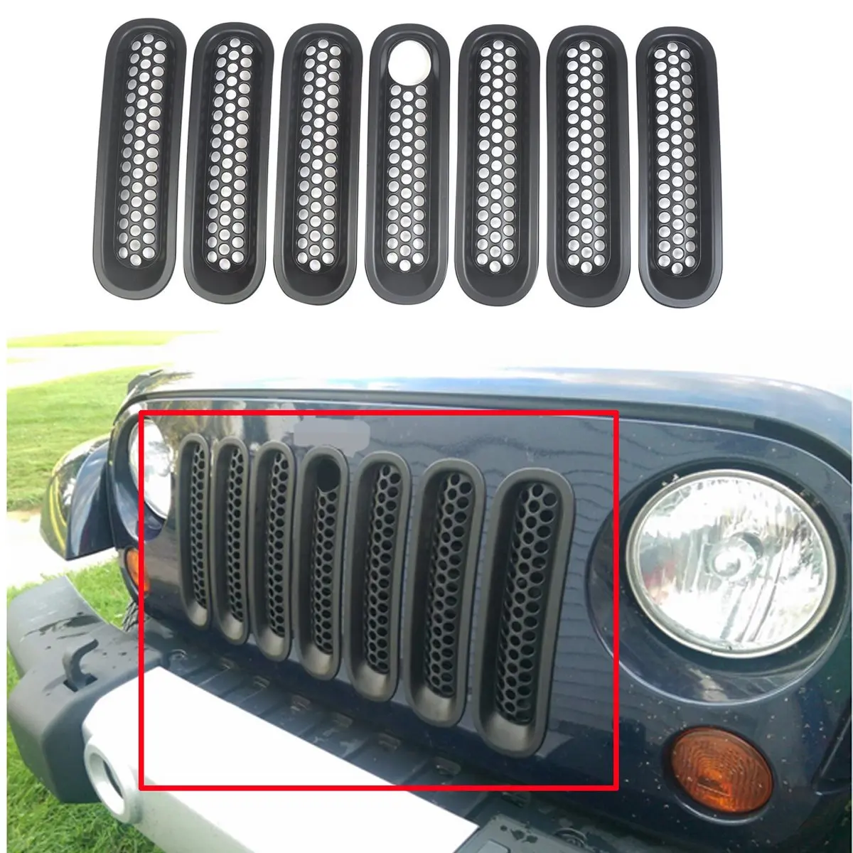 Buy Sunroadwaya 2015 Front Matte Grill Mesh Insert Angry Bird