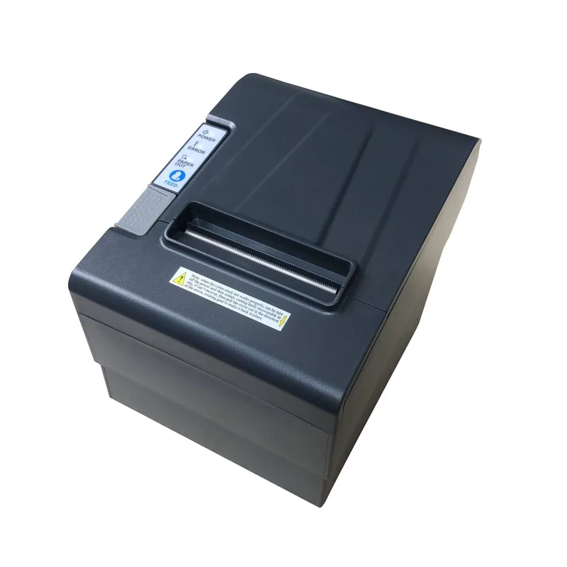 

80mm Mini LAN Ticket POS Thermal Receipt Printer POS801 POS80, Black
