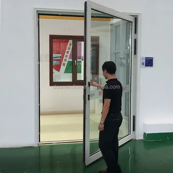 2018 超宽入口天井门铝入口门与玻璃外部前门