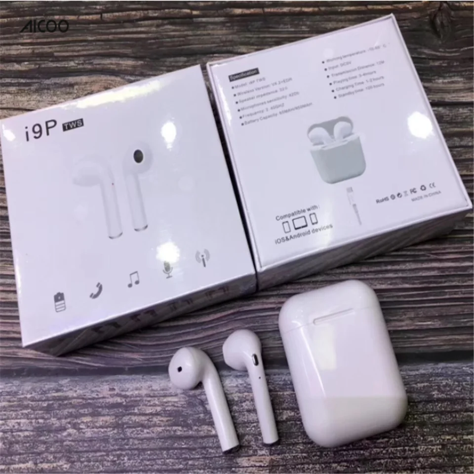 

Aicoo Hot Selling Wireless Headphones I9P Tws Sports Running Stereo Wireless Earbuds Earphones, N/a
