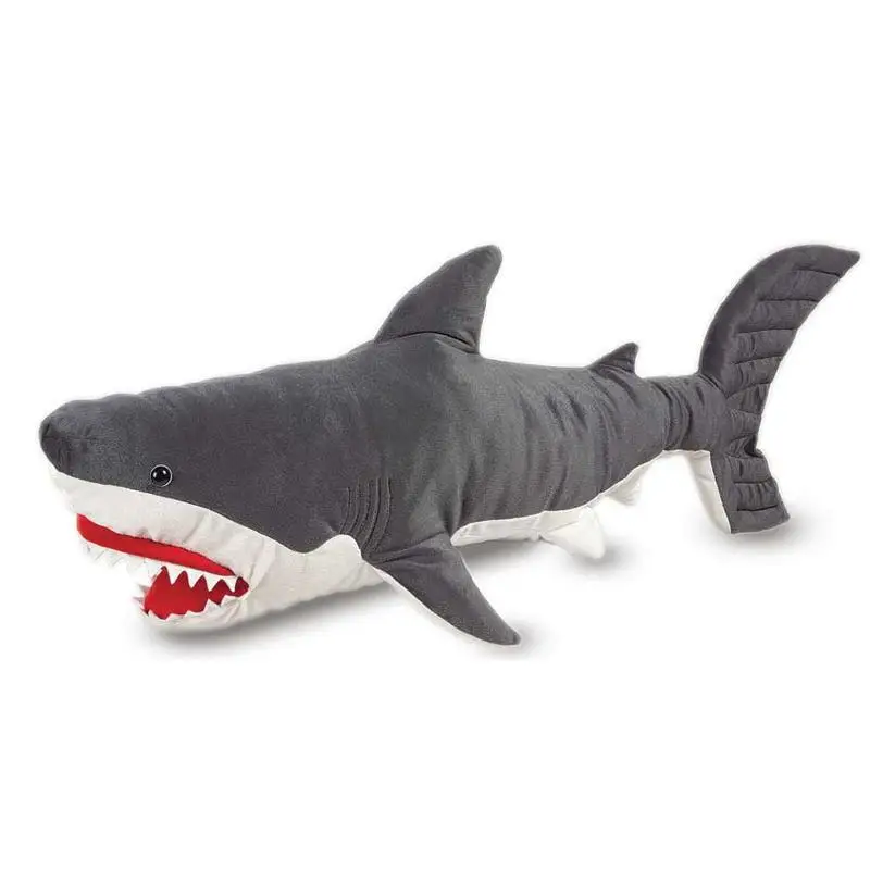 
Hot Sale OEM Great White Shark Plush Baby Gift Latest kids toys 2019 cool sea animal toys soft shark plush toys 