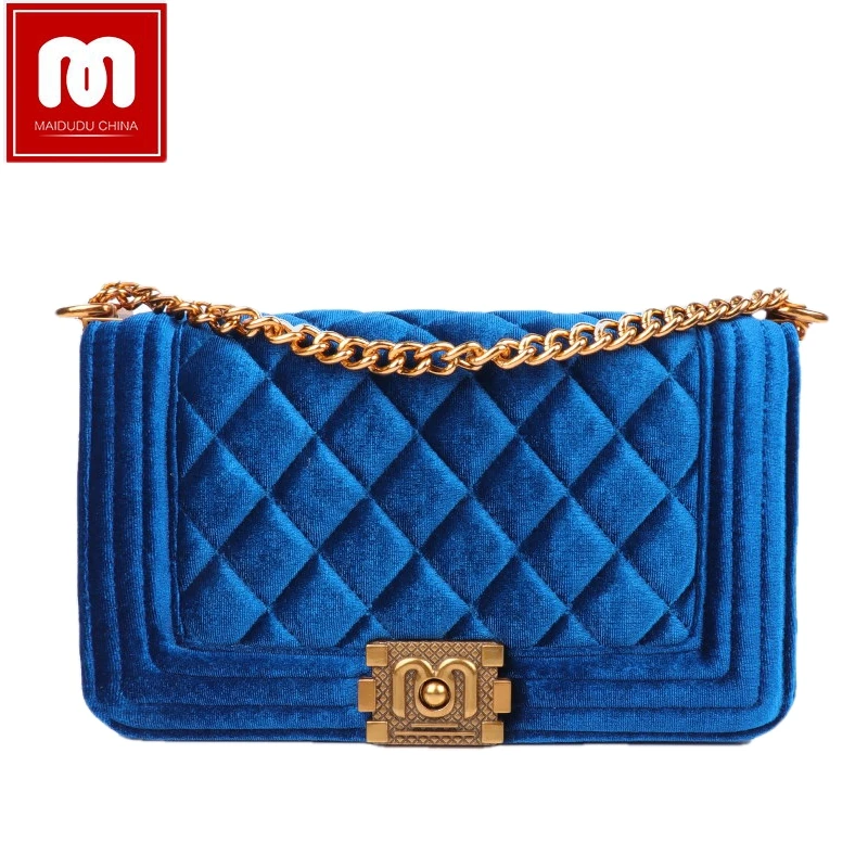 

Maidudu designer fashion Velvet shoulder luxury bags women handbags shoulder famous brands women's bag, Colors