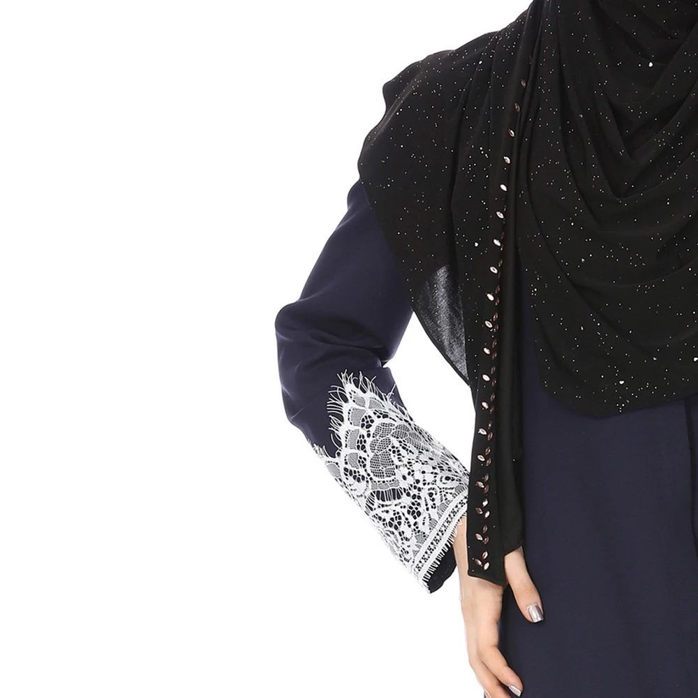 2018 Wholesale In Stock Elegant Latest Design Muslim Dress