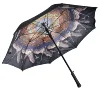 automatic fiber glass frame heat transfer paper printing golf umbrella