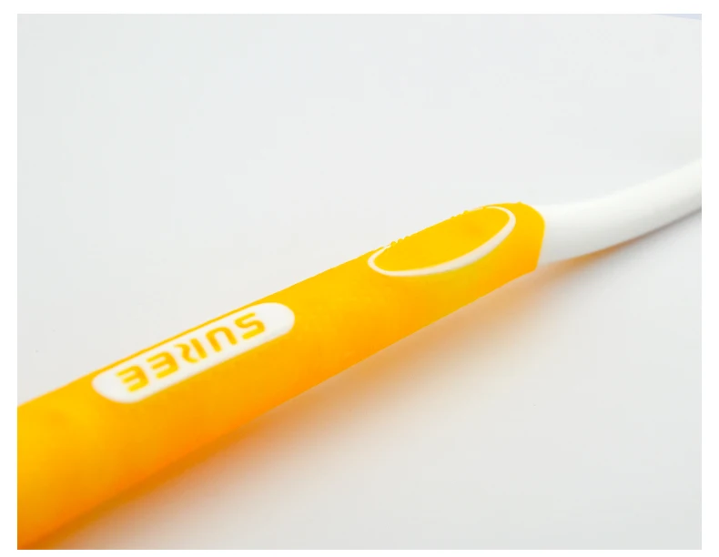 SUREE premium plastic bristle toothbrush handle rubber with extra soft bristles