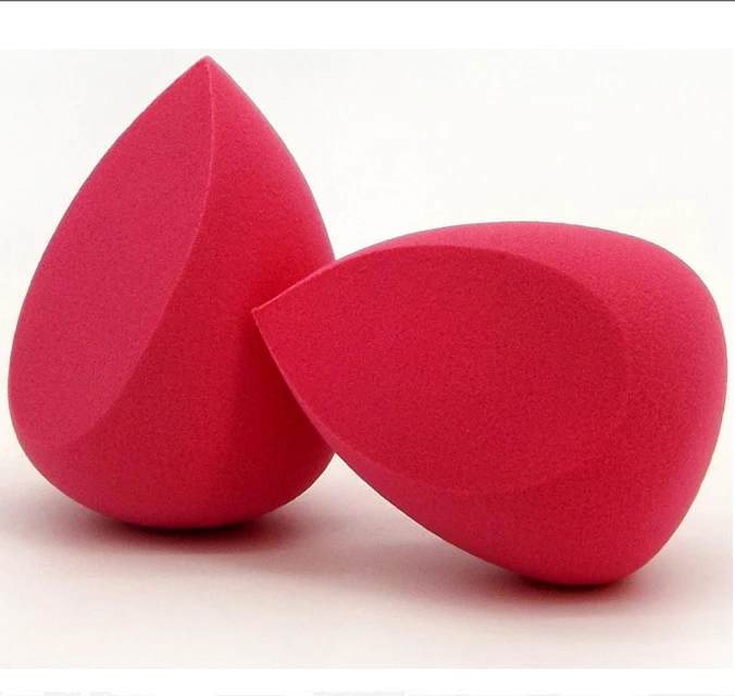 

New Style Oval Makeup sponge Non-latex red cosmetic beauty puff blender sponge, Red, pink, blue, orange