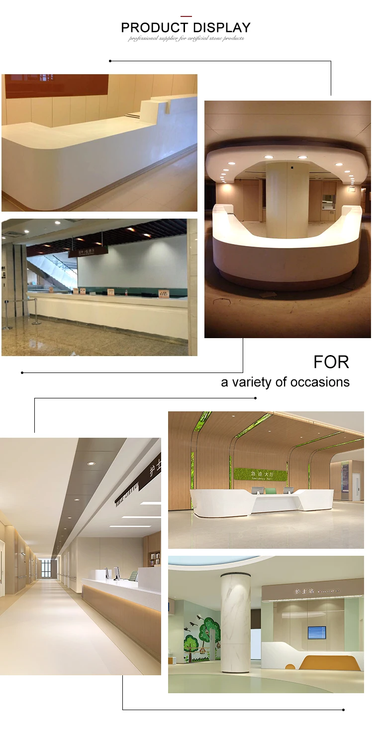 Customizable Solid Surface Countertop Manufacturers For Hospital