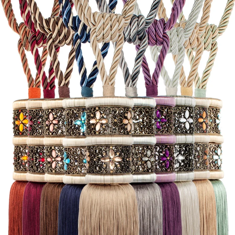 

China Suppliers 100% Polyester Material Curtain Tassel