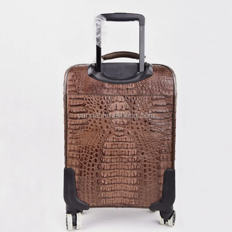 Crocodile Skin Traveling Luggage_crocodile Luggagecrocodile Luxury ...