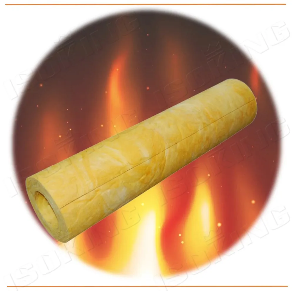 Thermal Insulation Glass Wool Pipe For Steam Pipe Insulation Buy