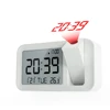 Laser projection digital clock/digital alarm clock with ceiling led projection/redled projector alarm clock