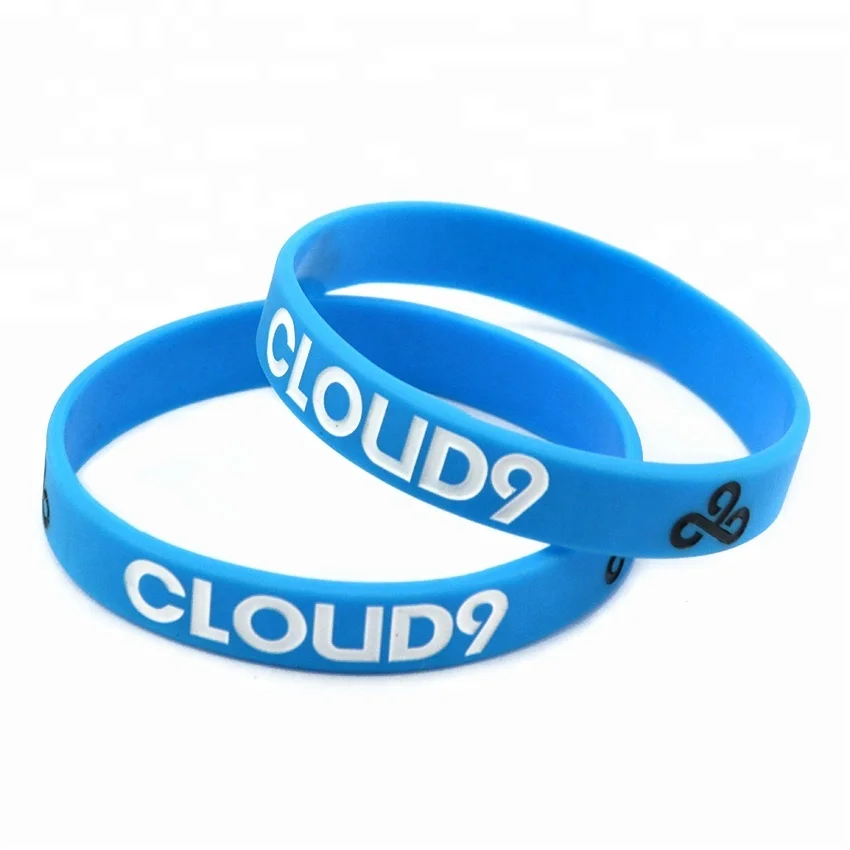 

50PCS Professional Team Silicone Wristband for Team Solomid SKT T1 Origen Fnatic, Black, white, blue, orange, red