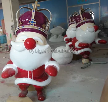 Fibergl Christmas Outdoor Snowman Statues Resin Large Decorations Statue Decoration
