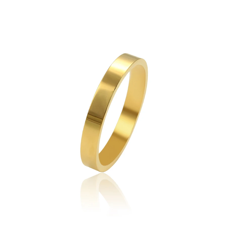 

R-100 Xuping 24k gold plated designs ring copper alloy simple generous fashion style adjustable finger ring