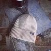 Warm ear knit hats for men and women (believe) pasted with letters in winter