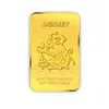 unique novelty decorative alloy laser eagle pure fine gold bars 50 gram 999 fine gold bar bullion