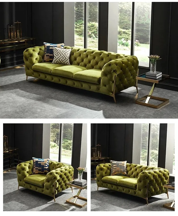 
Home Furniture Classic New Design Couch Living Room Sofa 