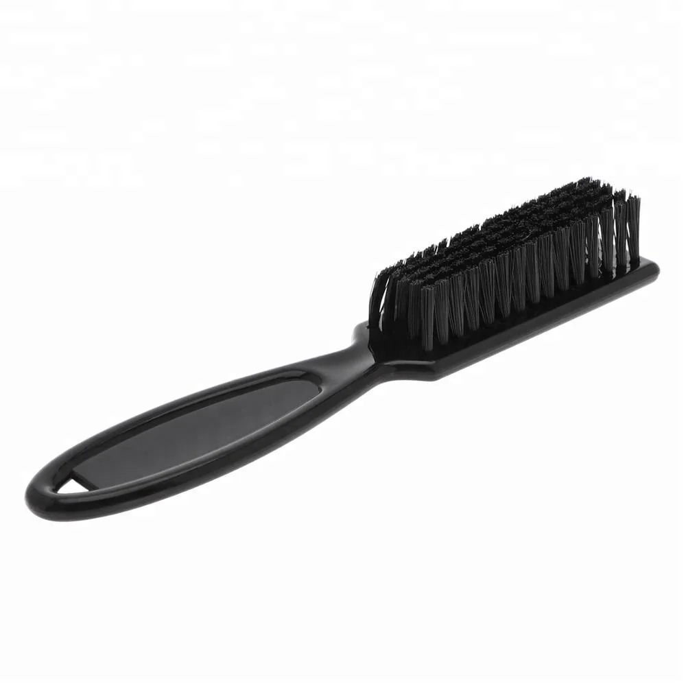 

Salon Hair Nail Hands Clean Nylon Bristle Plastic Clipper Barber Brush, Black, white, purple, red and could be customized