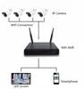 4CH 1080P H.264 Waterproof Wifi IP Camera Security CCTV System Wireless Camera Kit NVR Surveillance Kit