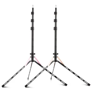 QZSD Mobile Phone Camera Tripod Stand LED Light