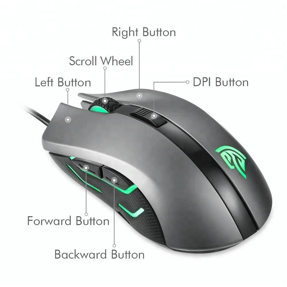 pictek gaming mouse wired 7200 dpi software download