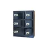 Wall Mounted Hotsale 6 Bay Phone Charging Lockers Multi Port Public Mobile Phone Charges Kiosk