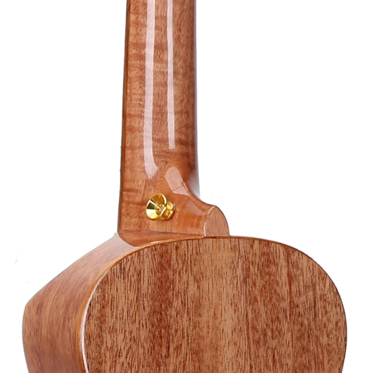 全球定制 24 英寸实心红松红木原声吉他女高音四弦琴 - buy chinese g