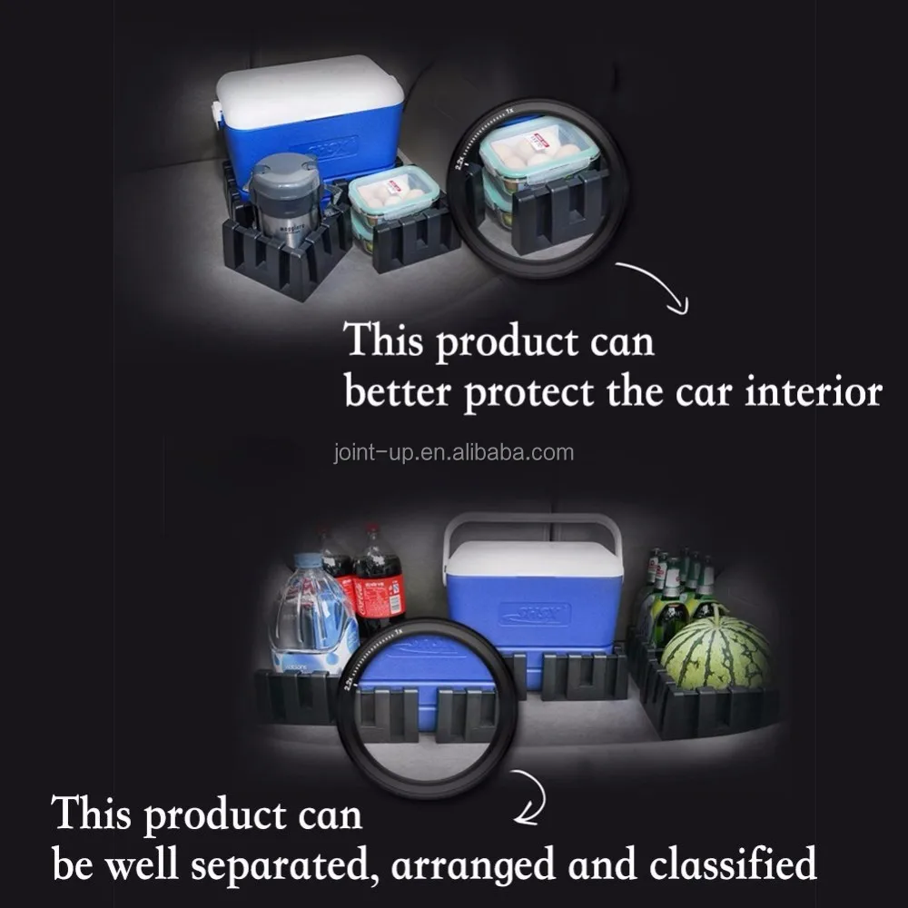 4 Pack Grouping And Deviding Car Trunk Boot Cargo Organizer Blocks