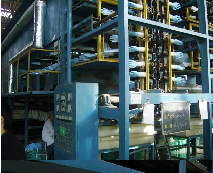 
China fully automatic disposable latex surgical glove making machine 