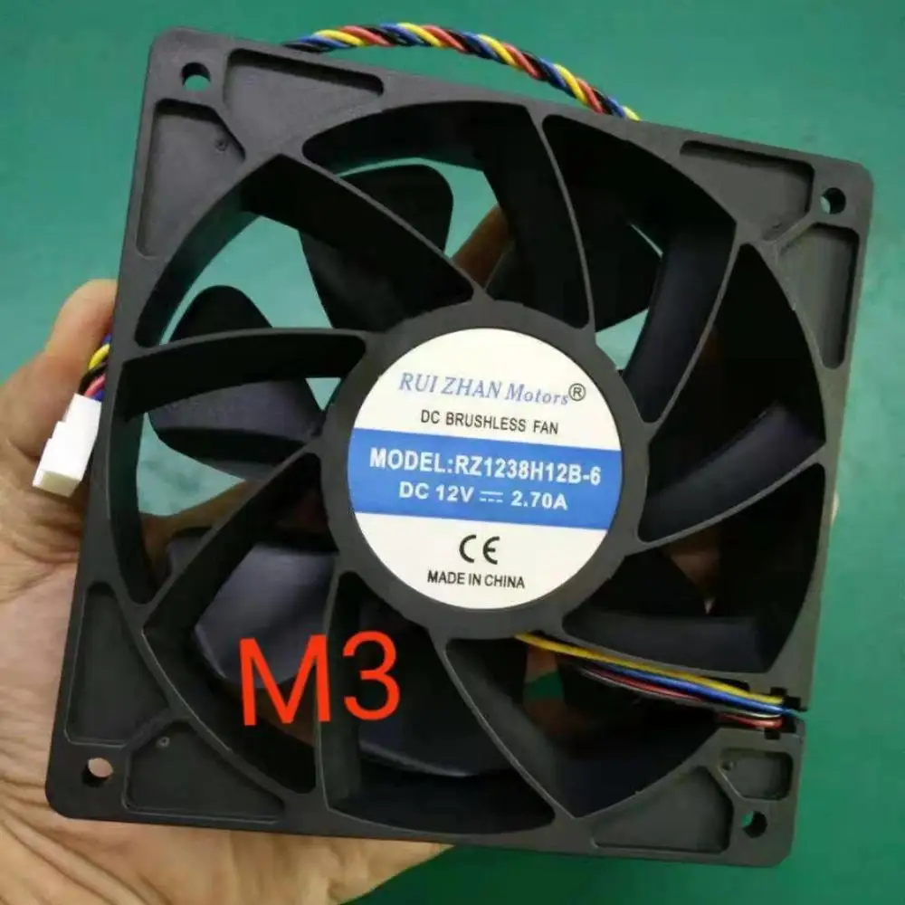

Asic Miner parts cooling fan for Antminer S9 T9+ L3+ D3 Z9 Mini E10 E9 Whatsminer M3 M3X M3V2 6000 RPM Miner fan