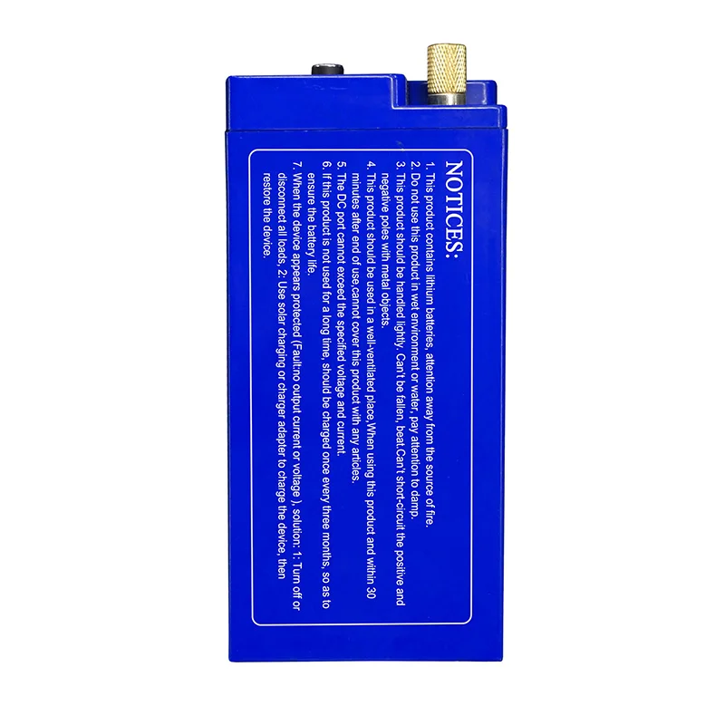 Solar Energy Battery Portable LiFePO4 Battery 5V USB 12V DC Output Solar Panel Input