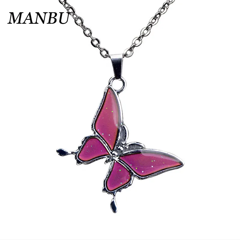 

butterfly pendant necklace sterling silver pendant necklaces sterling silver 925 jewelry women 12813, Picture