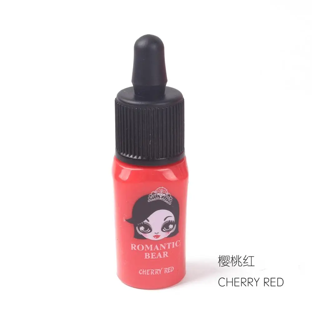 

Ready To Ship Romantic Bear 6 colors Cheaper Milk bottle shape Waterproof Long Lasting Lip tint