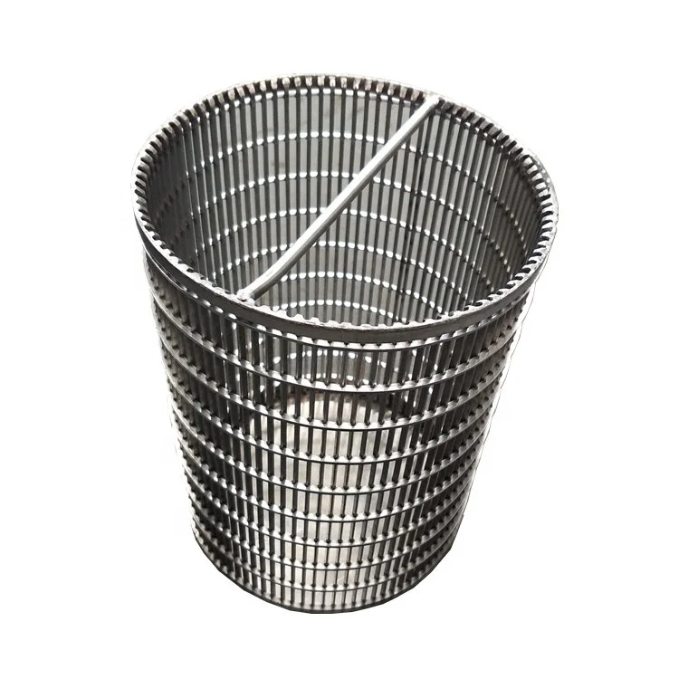 product-650-650 custom wedge wire well filter Johnson tube 0.1mm 0.5mm 0.75mm slot stainless steel wire screen