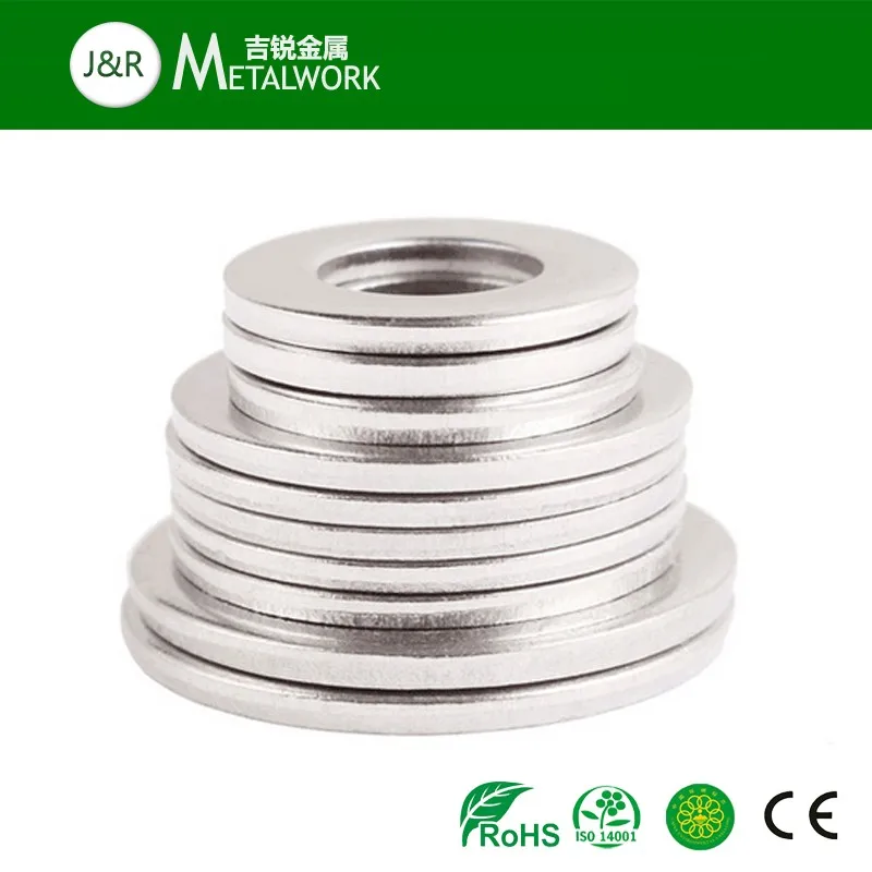 Sus Stainless Steel Uss Flat Washer A2 A4 Sus202 Sus304 Sus316 M3-m30 