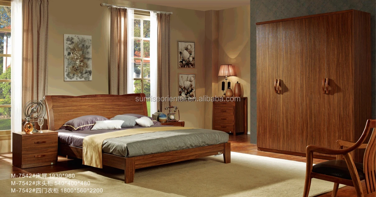 Bedroom Furniture Set Luxury Solid Wood Bedroom Full Furniture Set - Buy Bedroom Furniture Set