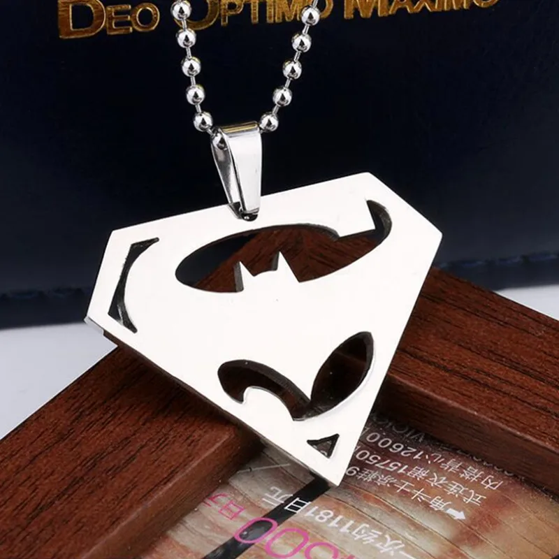 

New version of stainless steel Batman men and women simple charm fashion pants necklace wholesale