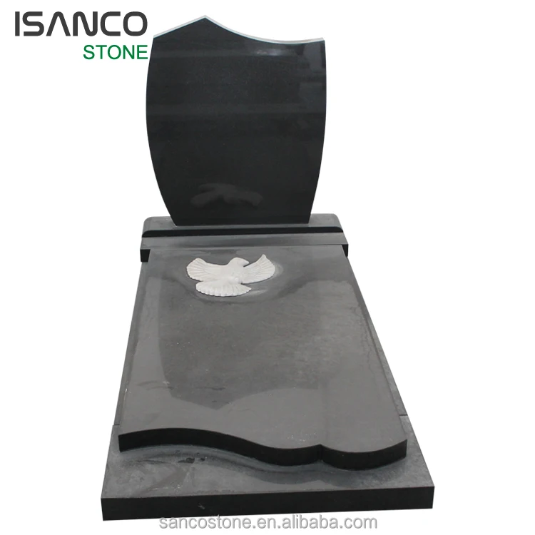
Hot sale Poland style tombstones grave monument headstone 