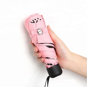 Image of Ladies umbrella Ultra lightweight small 5 fold mini umbrella with UV block coating