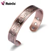 RainSo antique silver jewelry blood pressure adjust bangle