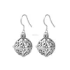 Popular Design Angel Caller 925 Silver Earrings Angel Ball Harmony Cage Mexican Bola Ball HER004