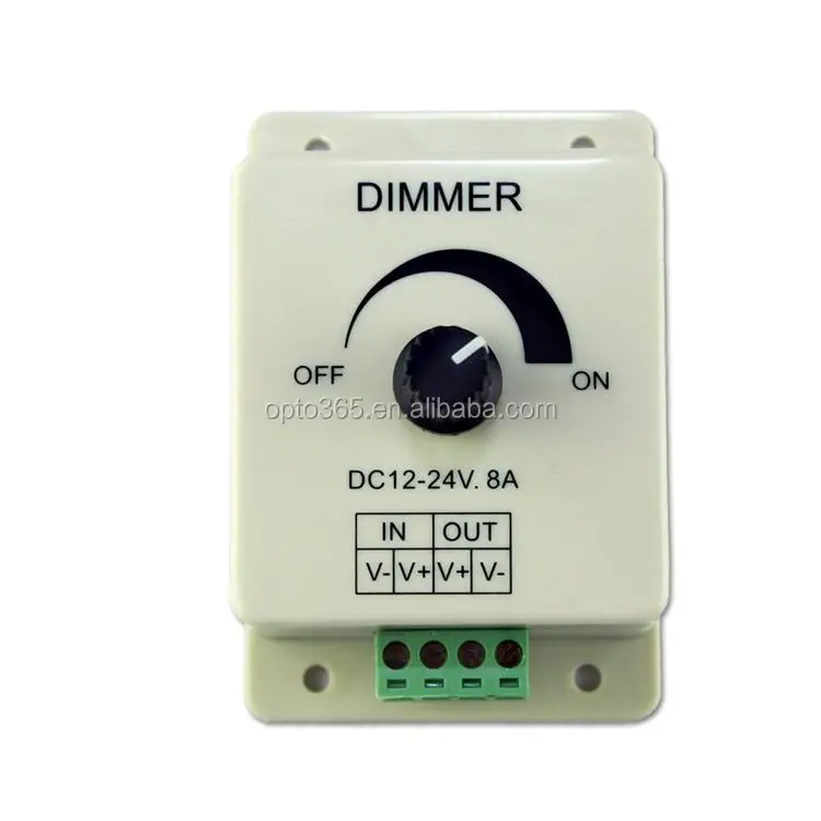 8A 12V PIR Sensor LED Strip Light Switch Dimmer Brightness Controller Power Save 