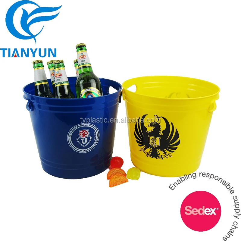 plastic beer buckets