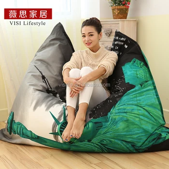 Waterproof Garden Outdoor Indoor Bean Bag Sofa Chair Removable Waterproof Garden Outdoor Indoor Bean Bag Sofa Chair Removable Covers Lazy Soft Beanbag Bed