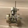 CNC Machined Brass Mini Steam Engine Tractor Model Toy, Micro Power Generator Engine Motor Part