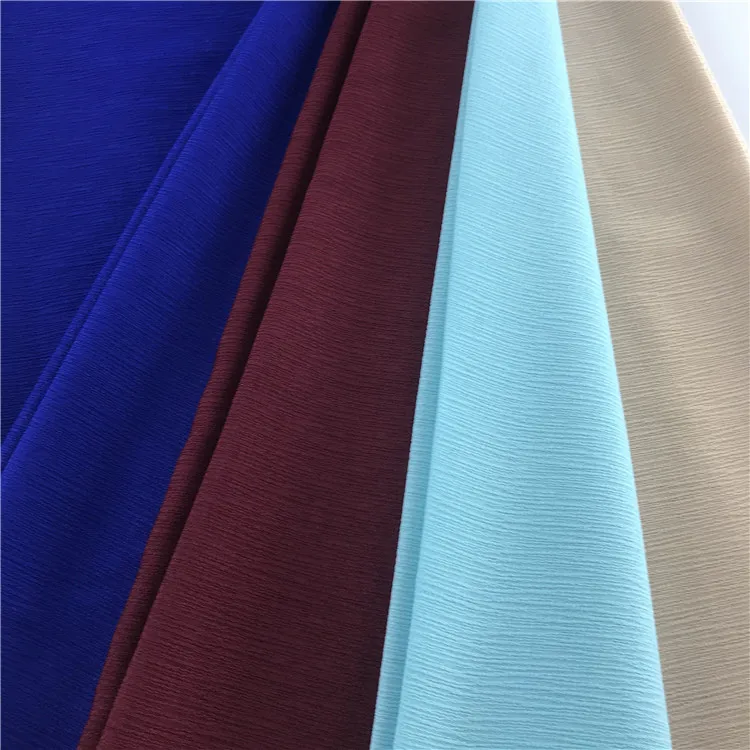 Wholesale Tree Skin Pd Polyester Pleated Bark Crepe Dress Fabric - Buy ...