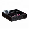 3- Slot PU Leather Tray Desk Stationery Organizer Storage Box Business Card Holder Key Container