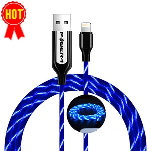 Led Lighted Light Up Visible Flow Glowing Fast Usb Charging Charger Data Cable For Iphone