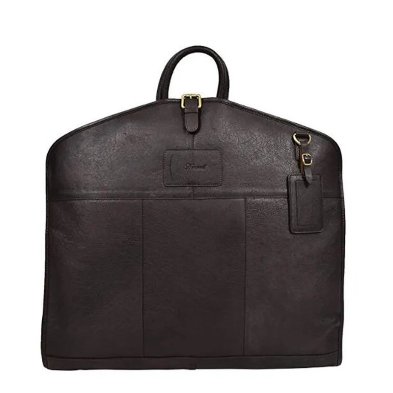 Dreamtop Dtg359 Luxury Cowhide Leather Suit Cover Bag For Men Oem Suit